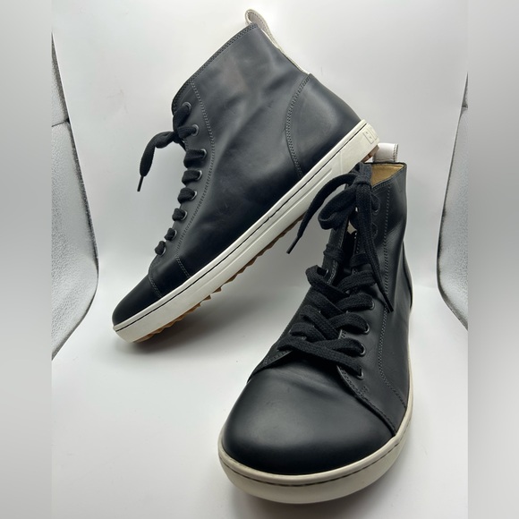 Men's Black High-Top Sneakers